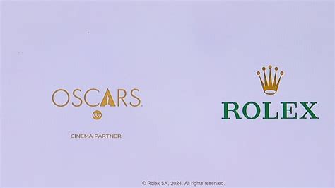 rolex commercial oscars|rolex oscars 2024.